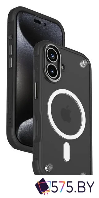 Чехол для телефона Momax CaseForm Air MagSafe для iPhone 16 Plus MUAP24LD (черный) в магазине 575.by
