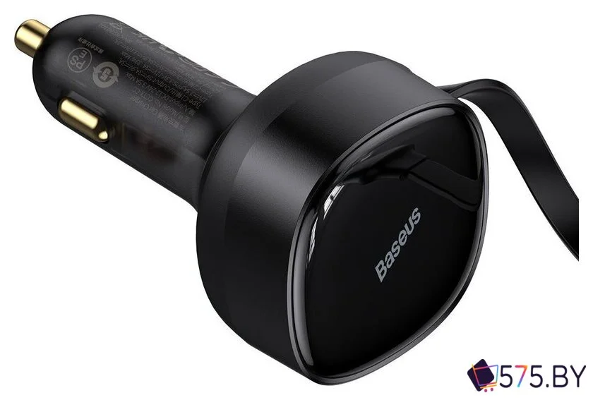 Автомобильное зарядное Baseus Enjoyment Pro 2-in-1 Car Charger C+L 60W C00057802111-02 в магазине 575.by