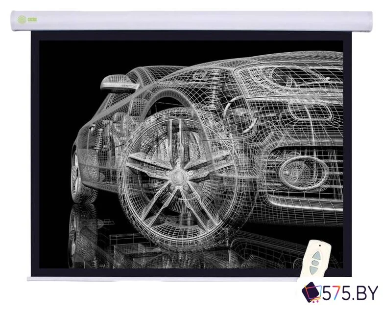Проекционный экран CACTUS Motoscreen CS-PSM-150x150 в магазине 575.by