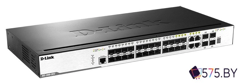 Управляемый коммутатор 2-го уровня D-Link DGS-3000-28SC/A1A в магазине 575.by