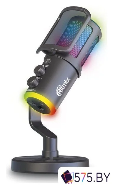 Проводной микрофон Ritmix RDM-178 USB Gaming (черный) в магазине 575.by
