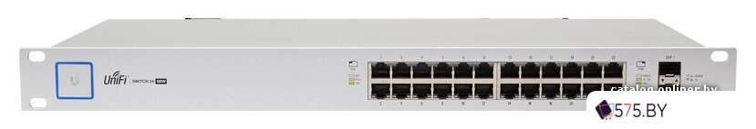 Управляемый коммутатор 2-го уровня Ubiquiti UniFi Switch 24 в магазине 575.by