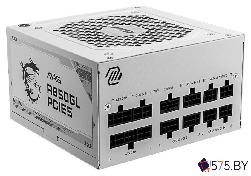 Блок питания MSI MAG A850GL PCIE5 WHITE в магазине 575.by