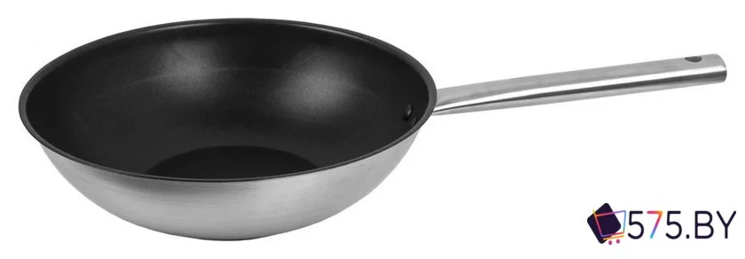 Сковорода ВОК Swed House Rabarber 34.25.1442 (серебристый/черный) в магазине 575.by