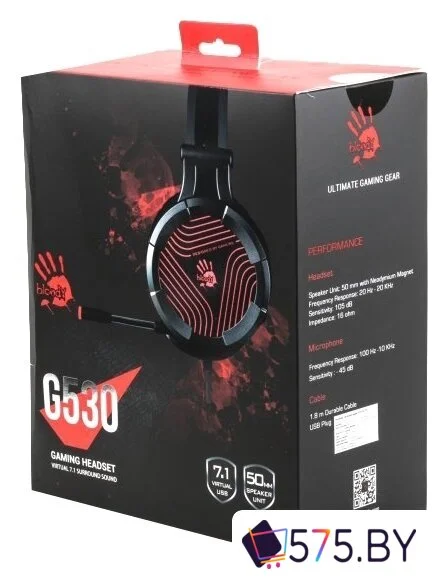 Наушники A4Tech Bloody G530 в магазине 575.by