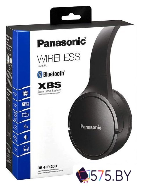 Наушники Panasonic RB-HF420BGE-K в магазине 575.by