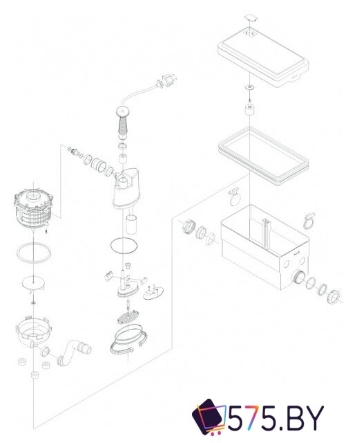Канализационная установка Jemix STP-250 в магазине 575.by