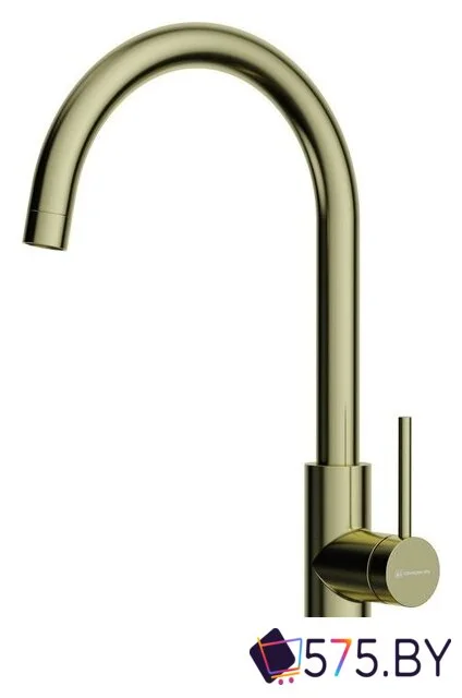 Смеситель Omoikiri Shinagawa Slim LG (светлое золото) в магазине 575.by