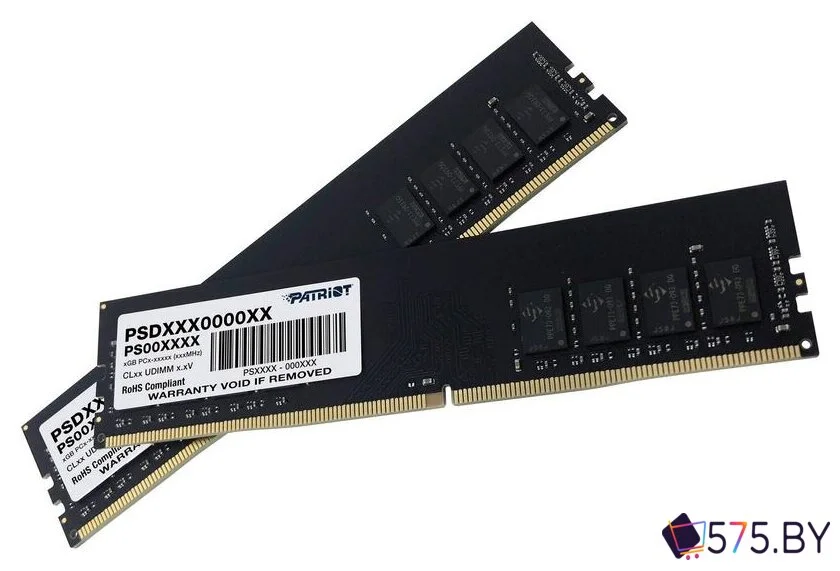 Оперативная память Patriot Signature Line 2x8GB DDR4 PC4-25600 PSD416G3200K в магазине 575.by