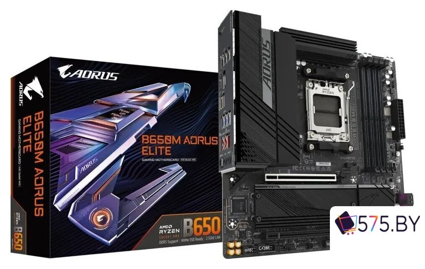 Материнская плата Gigabyte B650M Aorus Elite (rev. 1.3) в магазине 575.by