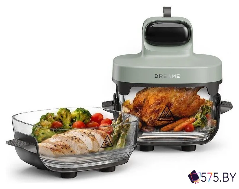 Аэрогриль (аэрофритюрница) Dreame Air Fryer PT60 (зеленый) в магазине 575.by
