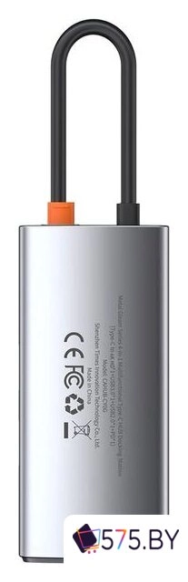 Док-станция Baseus Metal Gleam Series 4 in 1 Multifunctional Type-C CAHUB-CY0G в магазине 575.by
