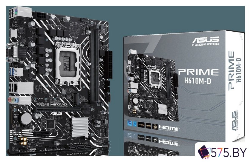 Материнская плата ASUS Prime H610M-D в магазине 575.by