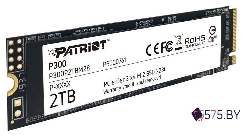 SSD Patriot P300 2TB P300P2TBM28 в магазине 575.by