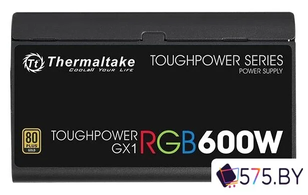 Блок питания Thermaltake Toughpower GX1 RGB 600W Gold TP-600AH2NKG в магазине 575.by