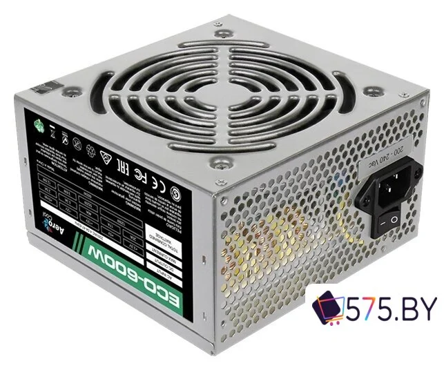 Блок питания AeroCool ECO-600W в магазине 575.by
