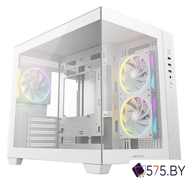 Корпус DeepCool CG330 3F WH R-CG330-WHNGM3-G в магазине 575.by