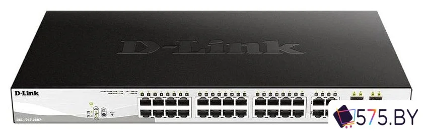 Настраиваемый коммутатор D-Link DGS-1210-28MP/F3A в магазине 575.by