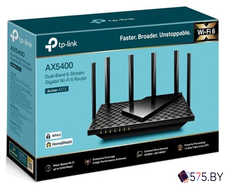 Wi-Fi роутер TP-Link Archer AX73 в магазине 575.by