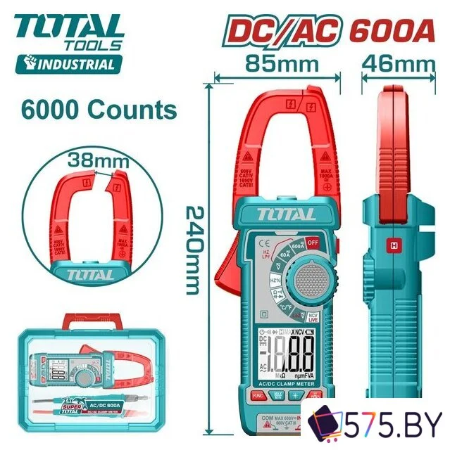 Токовые клещи Total TMT766002 в магазине 575.by