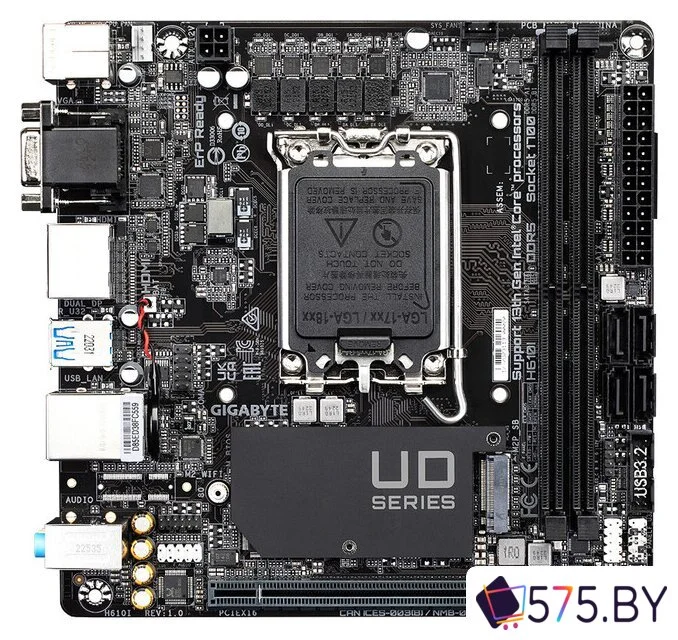 Материнская плата Gigabyte H610I (rev. 1.0) в магазине 575.by