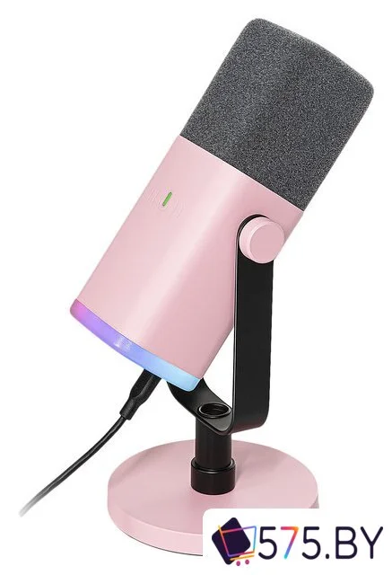 Проводной микрофон FIFINE AM8 (розовый) в магазине 575.by