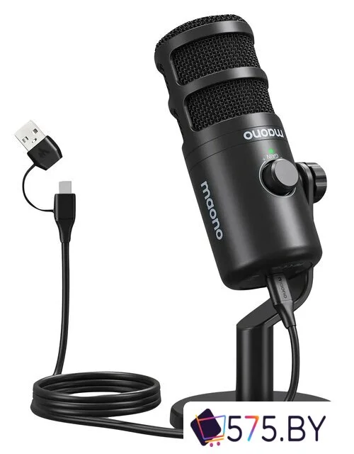 Проводной микрофон Maono PD100U в магазине 575.by