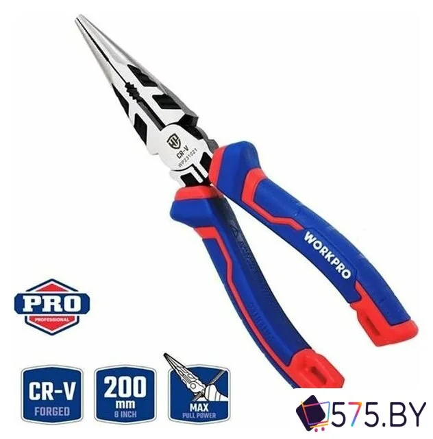 Длинногубцы Workpro WP231021 в магазине 575.by