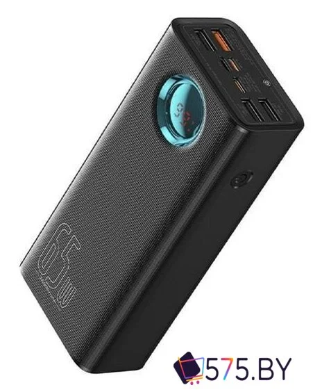 Внешний аккумулятор Baseus Amblight Digital Display Fast Charge Power Bank 65W 26800mAh (черный) в магазине 575.by