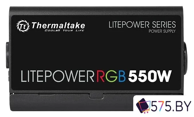 Блок питания Thermaltake Litepower RGB 550W LTP-550AL2NK в магазине 575.by