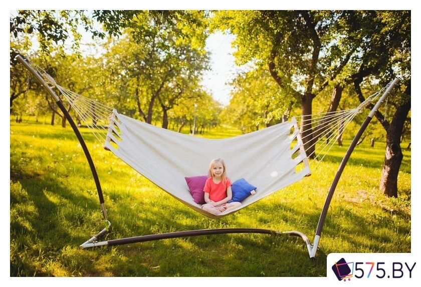 Дачный гамак Гамак-Бай с брусками морковный [SB392DP] в магазине 575.by