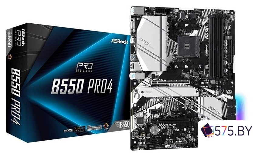 Материнская плата ASRock B550 Pro4 в магазине 575.by