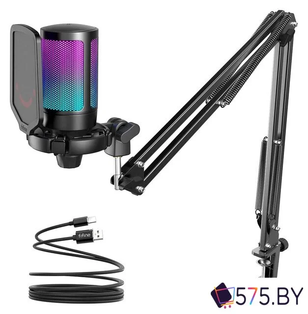 Проводной микрофон FIFINE A6T (черный) в магазине 575.by
