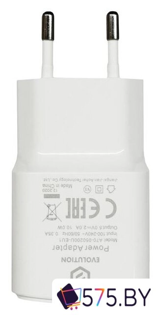 Сетевое зарядное Evolution A70 -050200U-EU1 в магазине 575.by