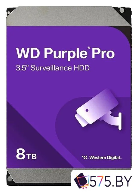 Жесткий диск WD Purple Pro 8TB WD8002PURP в магазине 575.by