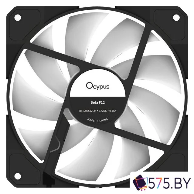 Вентилятор для корпуса Ocypus Beta F12 BK ARGB Reverse Blade Beta-F12-BK1AM01X-GL в магазине 575.by