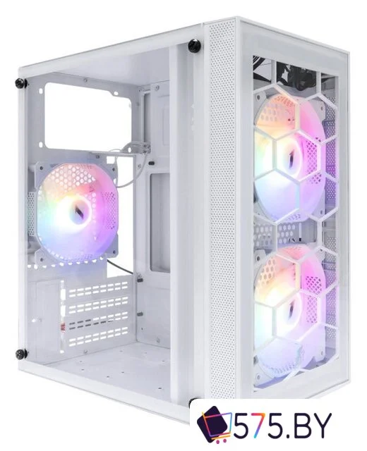 Корпус 1stPlayer FireBase X1-WH-3F1-W в магазине 575.by