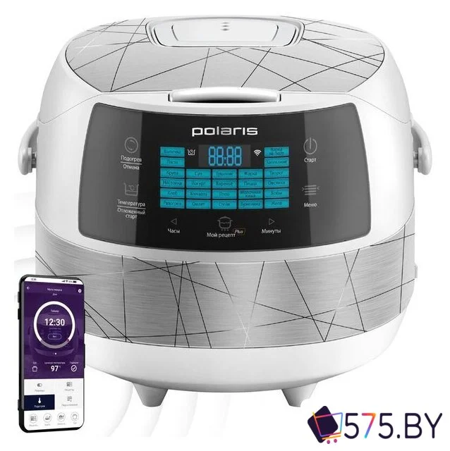 Мультиварка Polaris PMC 5017 Wi-Fi IQ Home (серебристый) в магазине 575.by