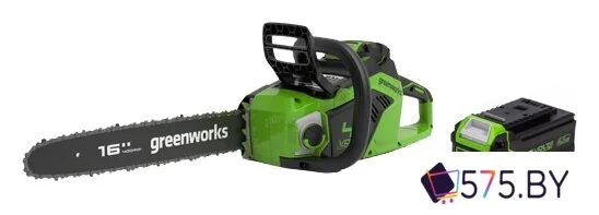 Аккумуляторная пила Greenworks GD40CS18K2 2005807UA (с 1-им АКБ 2 Ач) в магазине 575.by