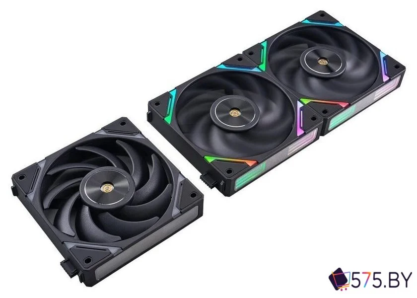 Комплект вентиляторов для корпуса 1stPlayer XF7 ARGB (3 шт, черный) в магазине 575.by