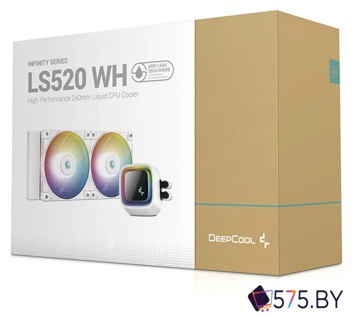 Система жидкостного охлаждения для процессора DeepCool LS520 WH R-LS520-WHAMNT-G-1 в магазине 575.by