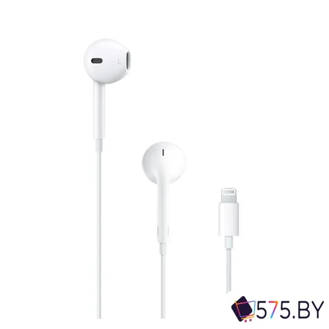 Наушники Apple EarPods (с разъёмом Lightning) в магазине 575.by