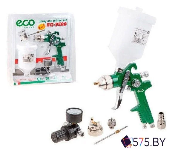 Краскопульт ECO SG-9500 с манометром в магазине 575.by