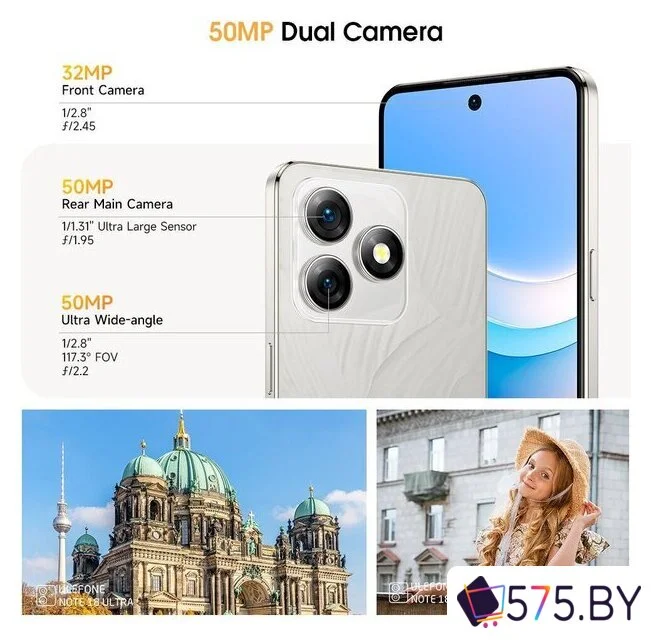 Телефон Ulefone Note 18 Ultra 6GB/256GB (черный) в магазине 575.by