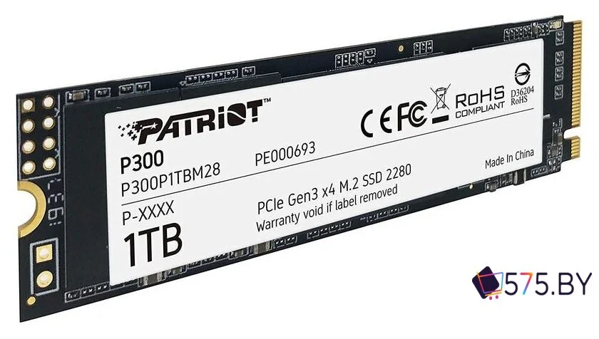 SSD Patriot P300 1TB P300P1TBM28 в магазине 575.by