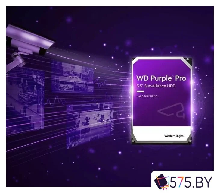 Жесткий диск WD Purple Pro 10TB WD101PURP в магазине 575.by