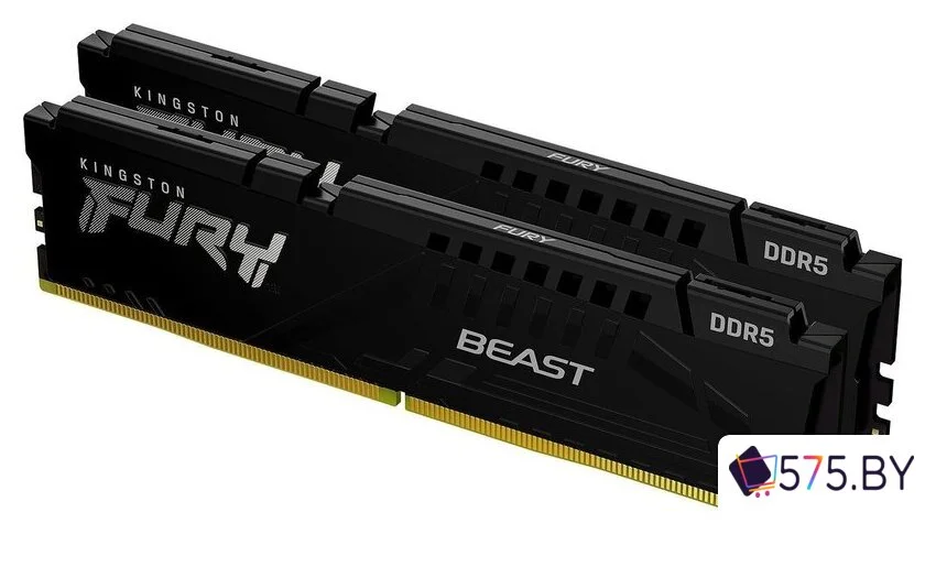 Оперативная память Kingston FURY Beast 2x16ГБ DDR5 5600 МГц KF556C40BBK2-32 в магазине 575.by