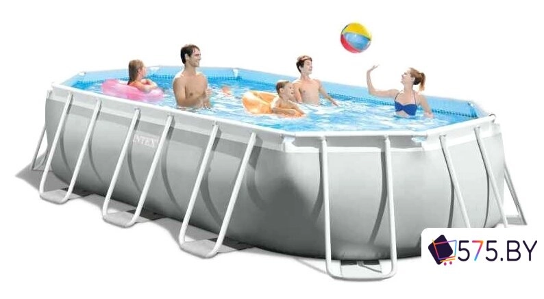 Каркасный бассейн Intex Prism Frame Oval (503x274x122) в магазине 575.by