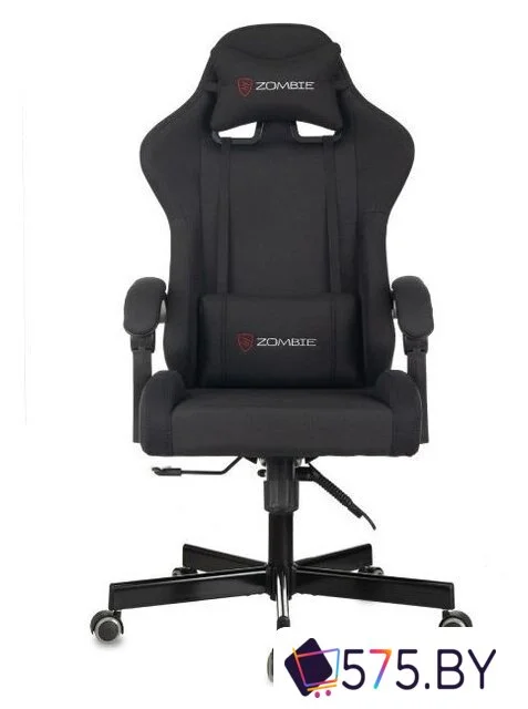 Игровое (геймерское) кресло Zombie Predator 390 (пластиковые ролики, черный) в магазине 575.by