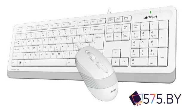 Офисный набор A4Tech Fstyler F1010 (белый/серый) в магазине 575.by